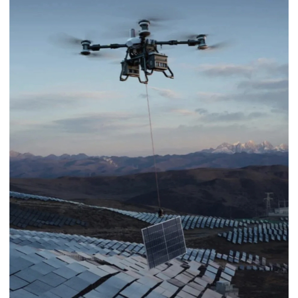 Sistema winche eléctrico del DJI FlyCart 100 para entrega sin aterrizaje en México