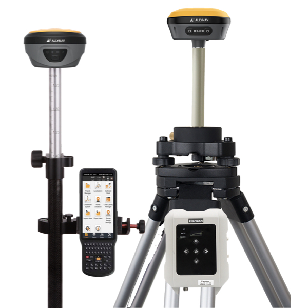 Kit GPS GNSS RTK AllyNav R90 Pro con radio externo D32 distribuido por RMS Geoespacial en México